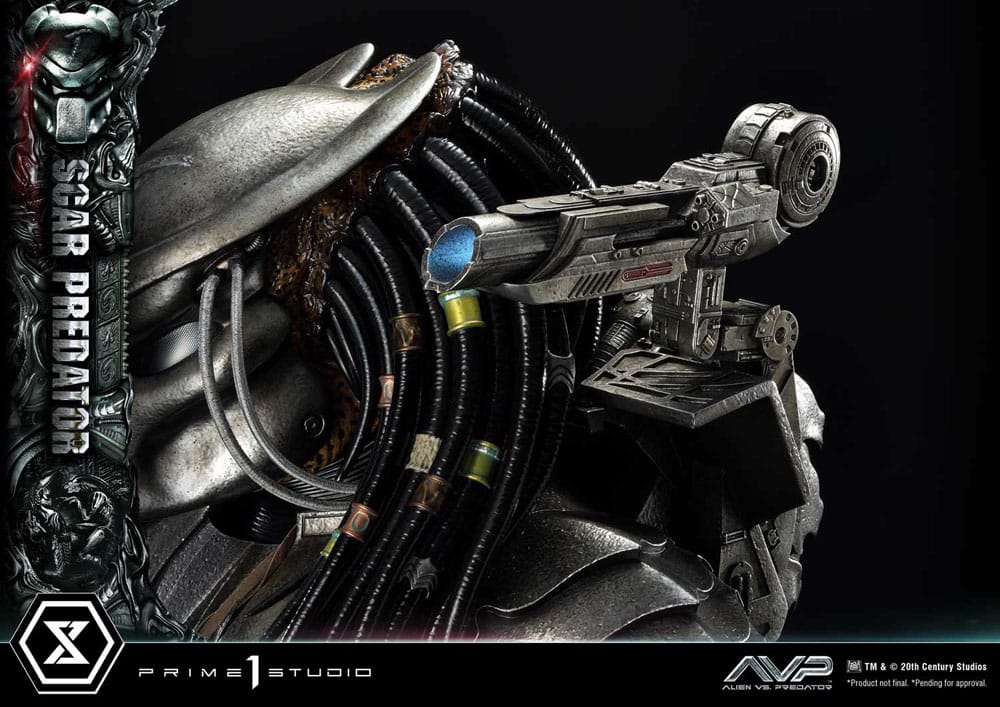 The Alien vs. Predator Museum Masterline Series Statue 1/3 Scar Predator 93 cm - Preorder - ETA: 20.12.2025