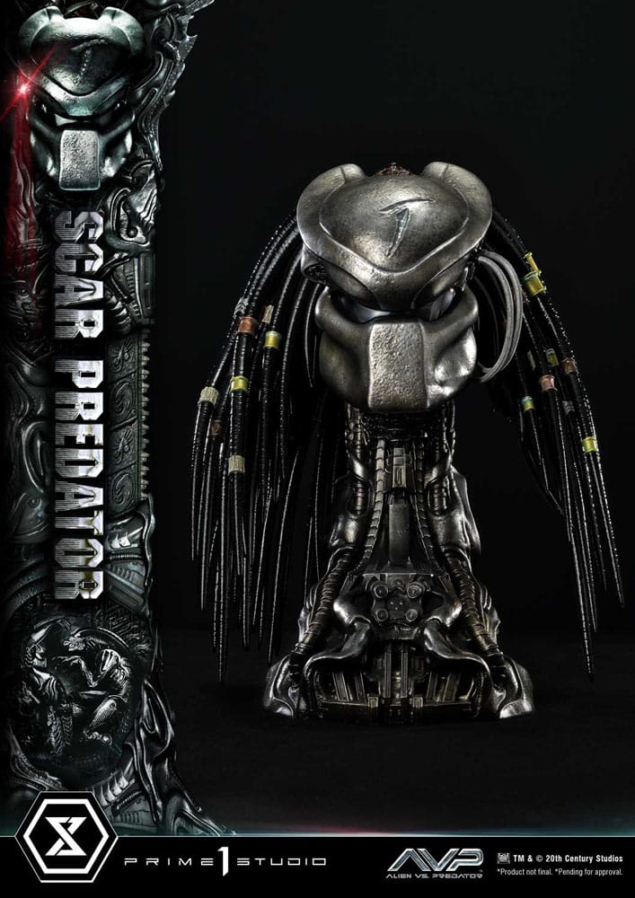 The Alien vs. Predator Museum Masterline Series Statue 1/3 Scar Predator Deluxe Bonus Version 93 cm - Versand: 7 Tage nach Bestellung