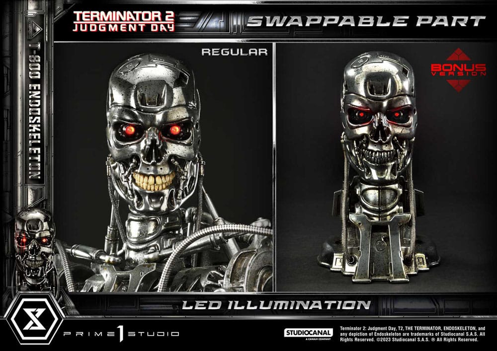 Terminator 2 Museum Masterline Series Statue 1/3 Judgment Day T800 Endoskeleton Deluxe Bonus Version 74 cm - Preorder - ETA: 20.12.2025