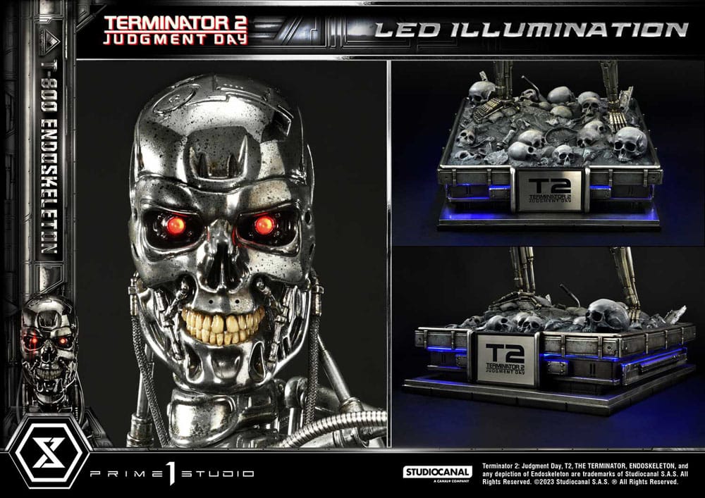 Terminator 2 Museum Masterline Series Statue 1/3 Judgment Day T800 Endoskeleton Deluxe Bonus Version 74 cm - Preorder - ETA: 20.12.2025