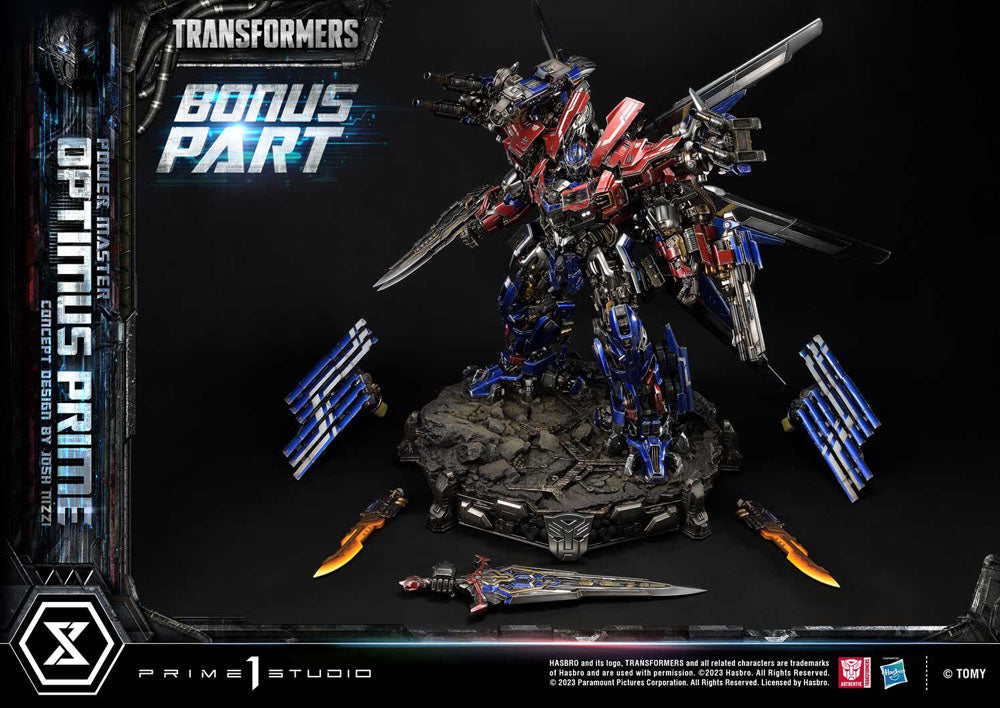 Transformers Museum Masterline Statue Powermaster Optimus Prime Concept by Josh Nizzi Ultimate Bonus Version 99 cm  - Versand: 5-7 Tage nach Bestellung