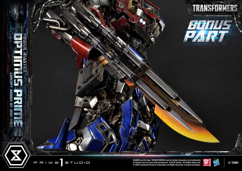 Transformers Museum Masterline Statue Powermaster Optimus Prime Concept by Josh Nizzi Ultimate Bonus Version 99 cm  - Versand: 5-7 Tage nach Bestellung