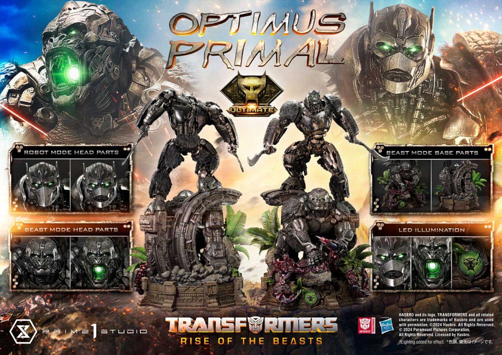 Transformers: Rise of the Beasts Museum Masterline Statue Optimus Primal Ultimate Version 72 cm  - Preorder - ETA: 25.02.2026