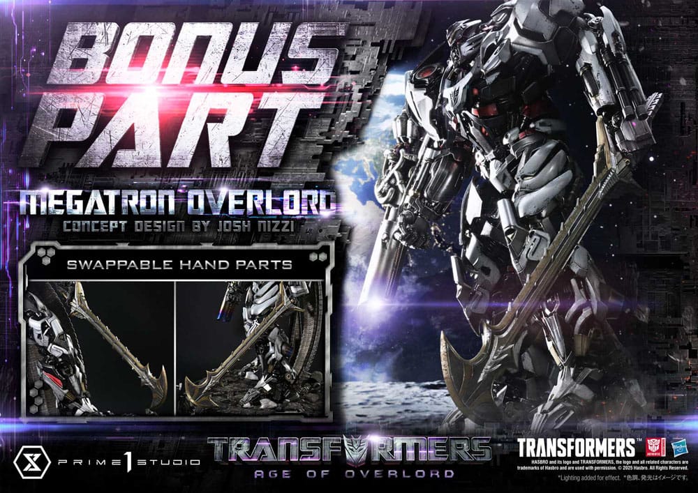 Transformers Generations I Museum Masterline Statue Megatron Overlord (Design by Josh Nizzi) Bonus Version 89 cm  - Preorder - ETA: 25.04.2027