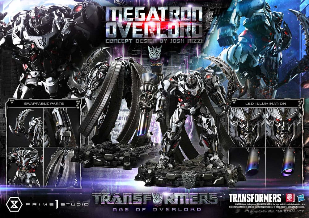 Transformers Generations I Museum Masterline Statue Megatron Overlord (Design by Josh Nizzi) Bonus Version 89 cm  - Preorder - ETA: 25.04.2027