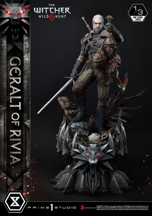 Witcher 3 Wild Hunt Statue 1/3 Geralt von Riva 88 cm - Versand: 7 Tage nach Bestellung