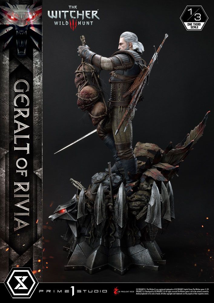 Witcher 3 Wild Hunt Statue 1/3 Geralt von Riva 88 cm - Versand: 7 Tage nach Bestellung