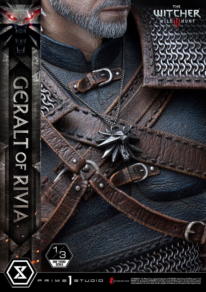 Witcher 3 Wild Hunt Statue 1/3 Geralt von Riva 88 cm - Versand: 7 Tage nach Bestellung