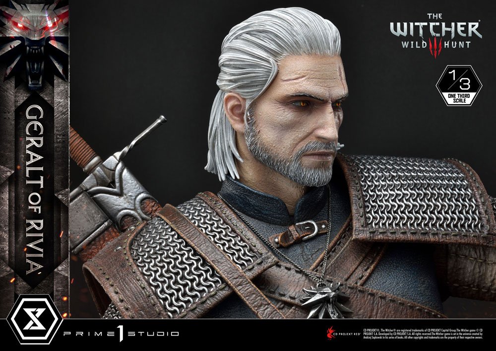 Witcher 3 Wild Hunt Statue 1/3 Geralt von Riva 88 cm - Versand: 7 Tage nach Bestellung
