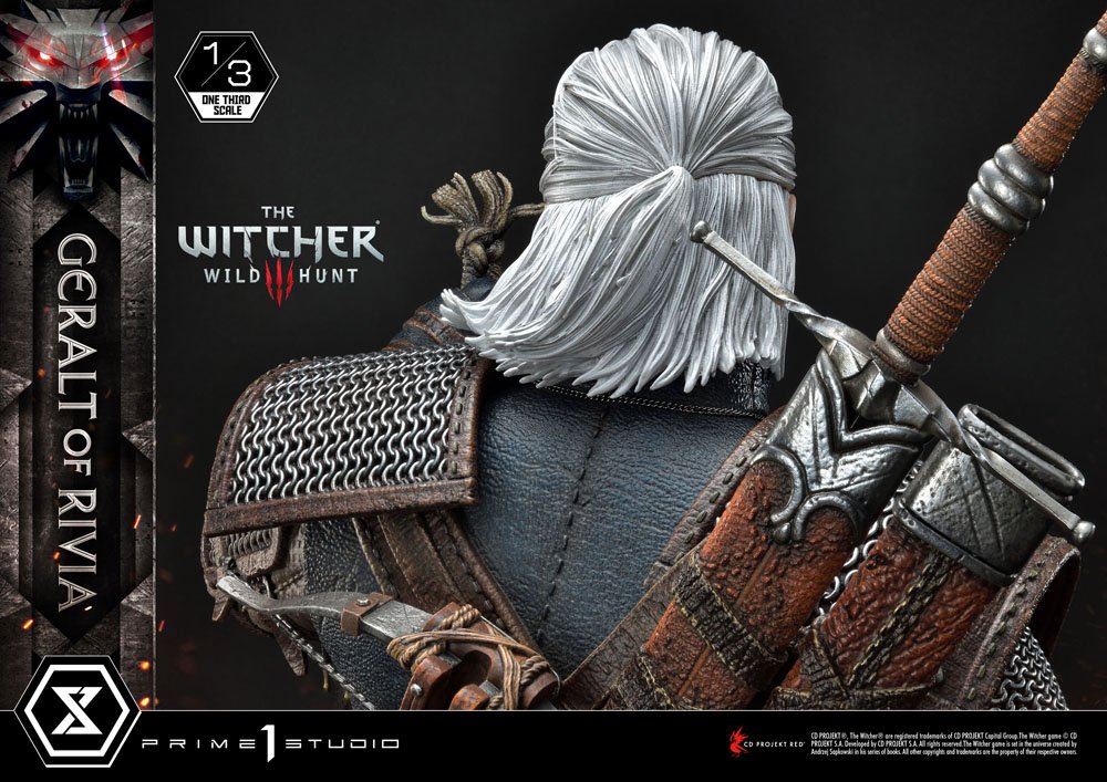 Witcher 3 Wild Hunt Statue 1/3 Geralt von Riva 88 cm - Versand: 7 Tage nach Bestellung