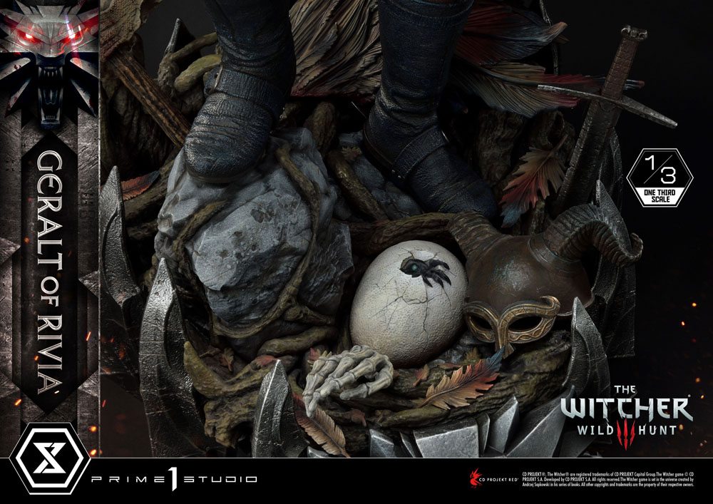 Witcher 3 Wild Hunt Statue 1/3 Geralt von Riva 88 cm - Versand: 7 Tage nach Bestellung