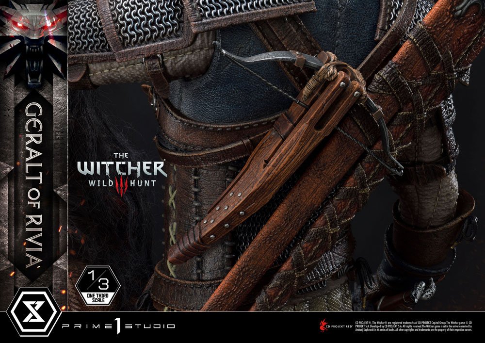 Witcher 3 Wild Hunt Statue 1/3 Geralt von Riva 88 cm - Versand: 7 Tage nach Bestellung