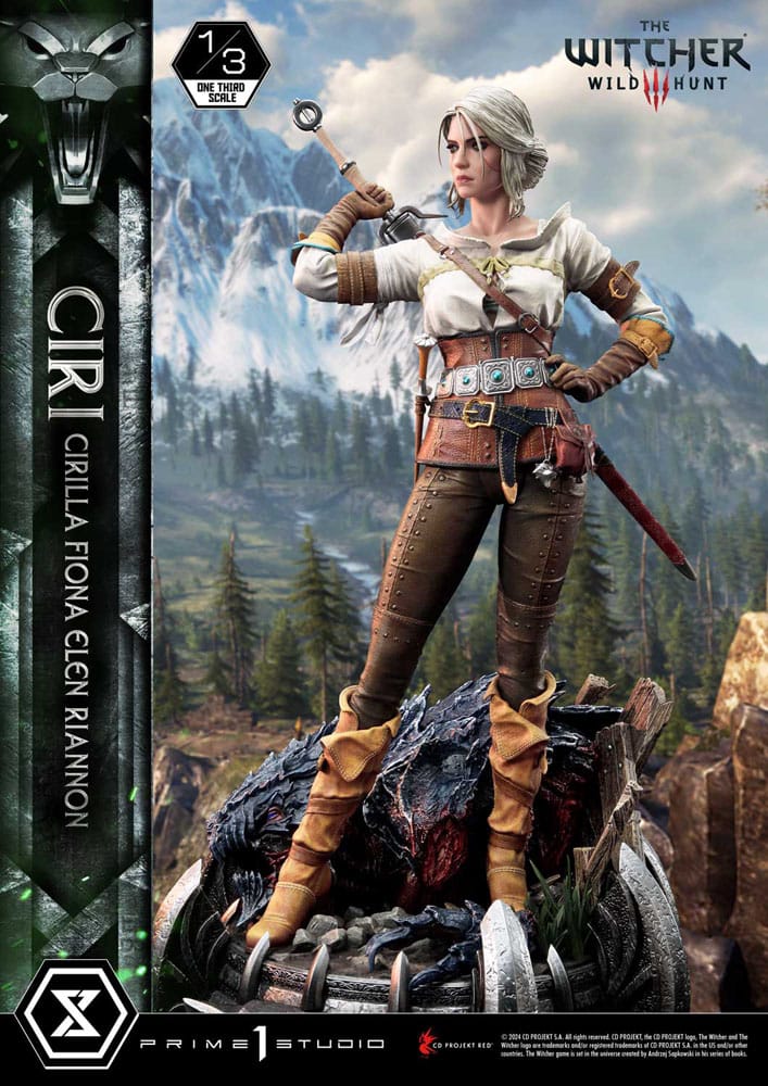 The Witcher 3: Wild Hunt Museum Masterline Statue 1/3 Wild Hunt Ciri Fiona Elen Riannon Bonus Version 81 cm    - Preorder - ETA: 25.07.2026