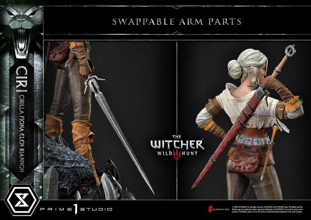 The Witcher 3: Wild Hunt Museum Masterline Statue 1/3 Wild Hunt Ciri Fiona Elen Riannon Bonus Version 81 cm    - Preorder - ETA: 25.07.2026