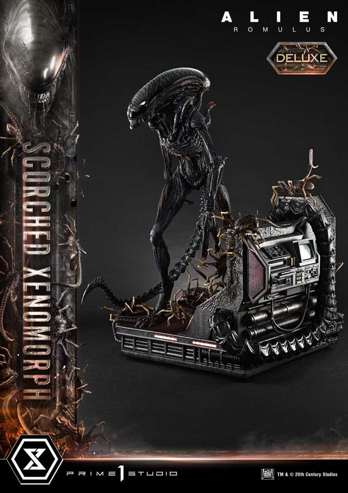 Alien: Romulus Museum Masterline XL Statue 1/3 Scorched Xenomorph Deluxe Version 98 cm - Preorder - ETA: 19.02.2027