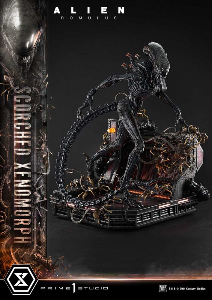 Alien: Romulus Museum Masterline XL Statue 1/3 Scorched Xenomorph Deluxe Version 98 cm - Preorder - ETA: 19.02.2027
