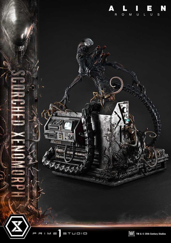 Alien: Romulus Museum Masterline XL Statue 1/3 Scorched Xenomorph Deluxe Version 98 cm - Preorder - ETA: 19.02.2027