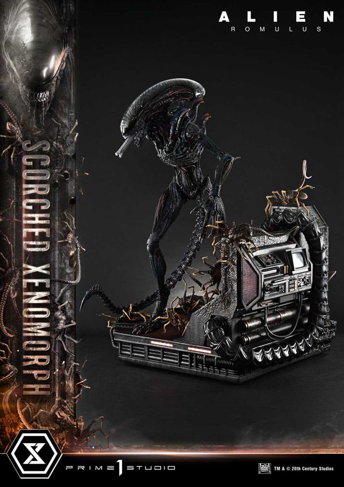 Alien: Romulus Museum Masterline XL Statue 1/3 Scorched Xenomorph Deluxe Version 98 cm - Preorder - ETA: 19.02.2027
