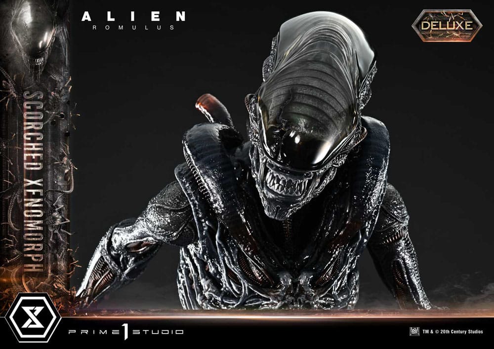 Alien: Romulus Museum Masterline XL Statue 1/3 Scorched Xenomorph Deluxe Version 98 cm - Preorder - ETA: 19.02.2027
