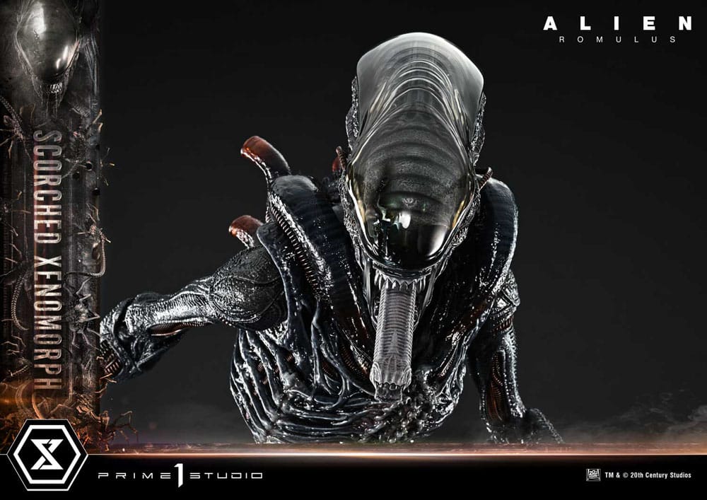 Alien: Romulus Museum Masterline XL Statue 1/3 Scorched Xenomorph Deluxe Version 98 cm - Preorder - ETA: 19.02.2027
