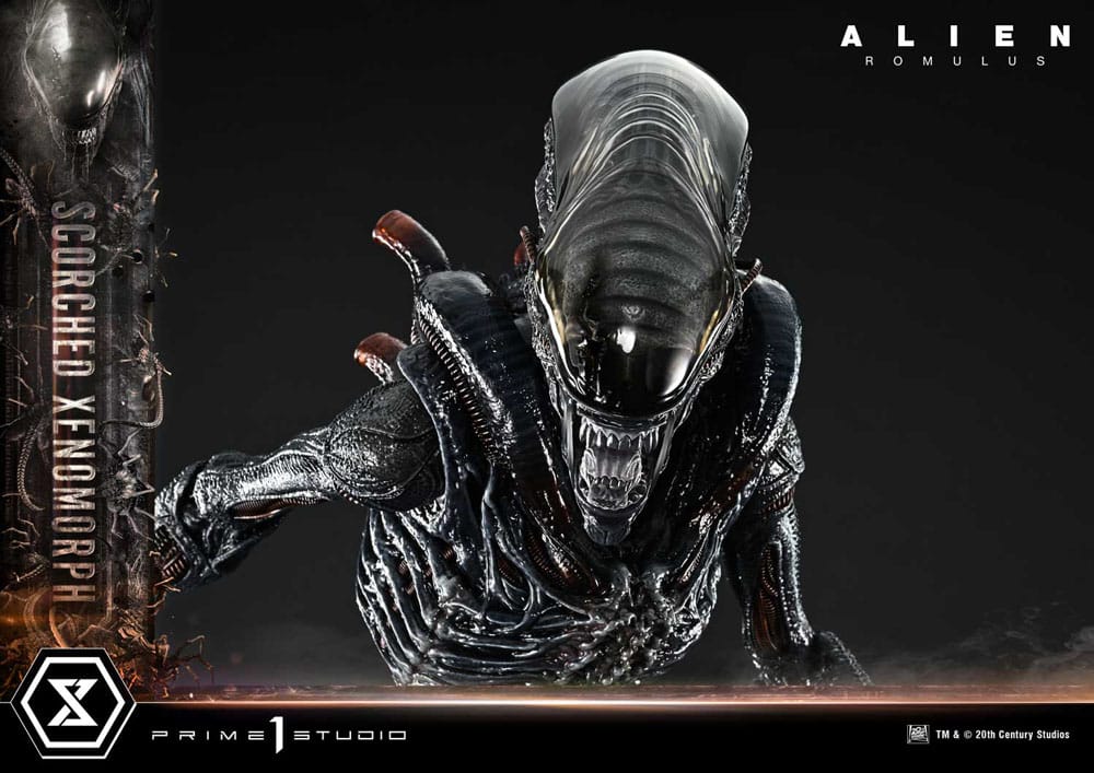 Alien: Romulus Museum Masterline XL Statue 1/3 Scorched Xenomorph Deluxe Version 98 cm - Preorder - ETA: 19.02.2027