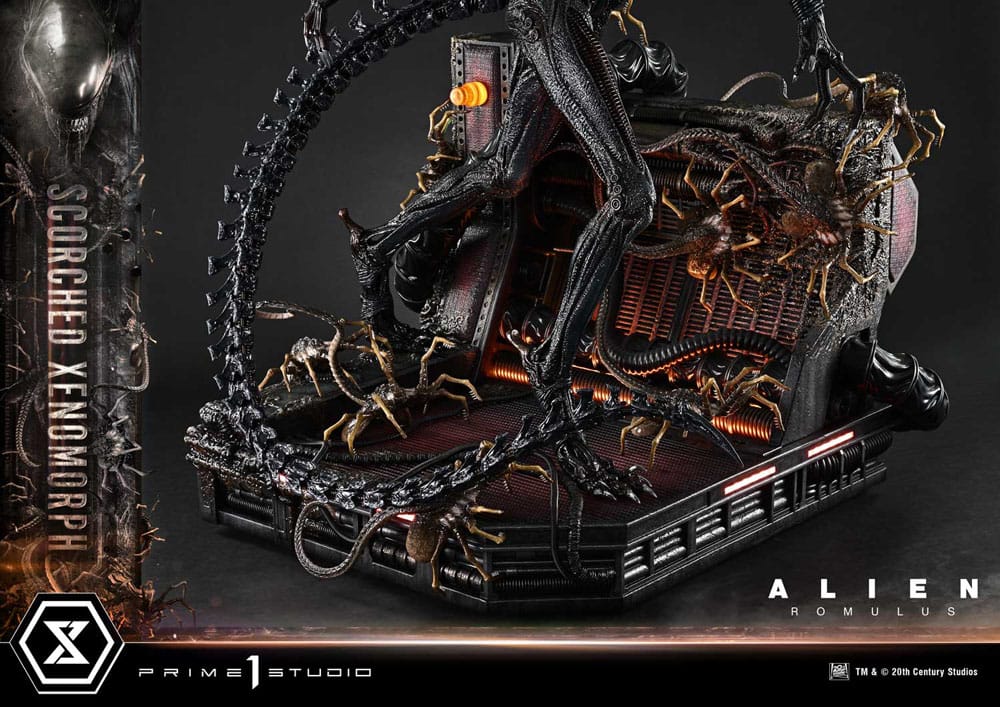 Alien: Romulus Museum Masterline XL Statue 1/3 Scorched Xenomorph Deluxe Version 98 cm - Preorder - ETA: 19.02.2027
