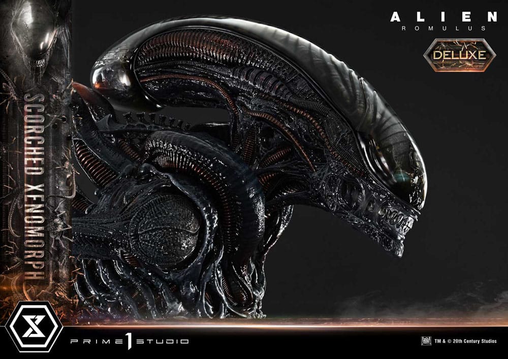 Alien: Romulus Museum Masterline XL Statue 1/3 Scorched Xenomorph Deluxe Version 98 cm - Preorder - ETA: 19.02.2027