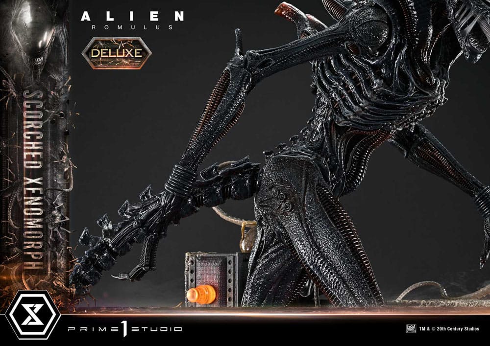 Alien: Romulus Museum Masterline XL Statue 1/3 Scorched Xenomorph Deluxe Version 98 cm - Preorder - ETA: 19.02.2027
