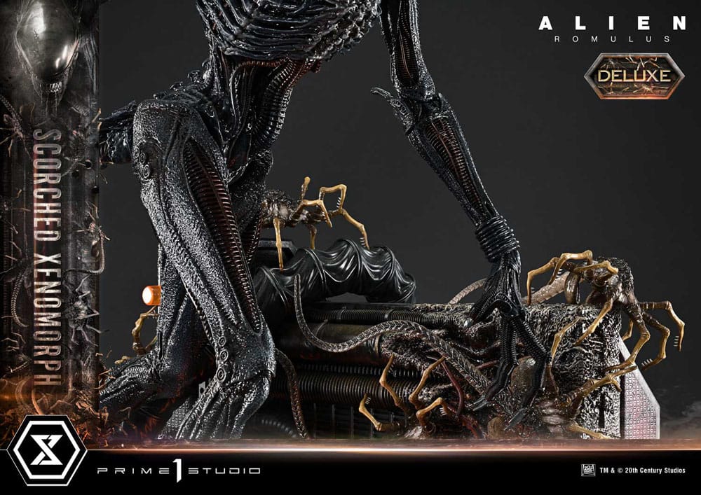 Alien: Romulus Museum Masterline XL Statue 1/3 Scorched Xenomorph Deluxe Version 98 cm - Preorder - ETA: 19.02.2027