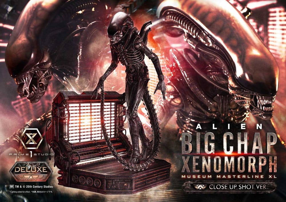 Alien (Film) Museum Masterline XL Statue 1/3 Big Chap Xenomorph Close Up Shot Ver. DX Bonus Version 100 cm - Preorder - ETA: 25.01.2028