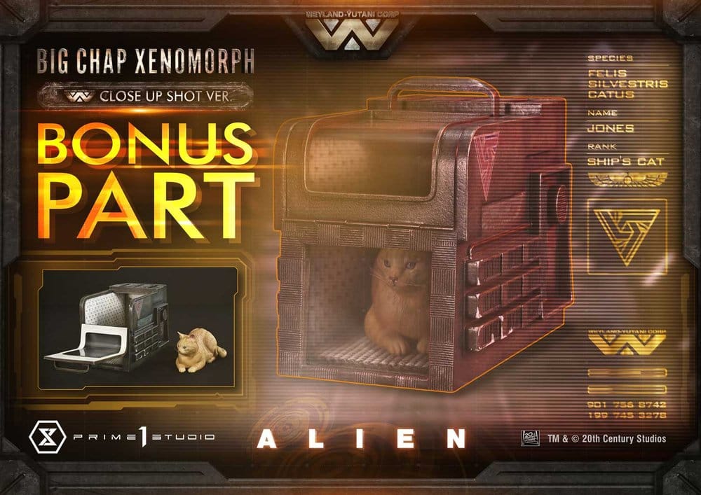 Alien (Film) Museum Masterline XL Statue 1/3 Big Chap Xenomorph Close Up Shot Ver. DX Bonus Version 100 cm - Preorder - ETA: 25.01.2028