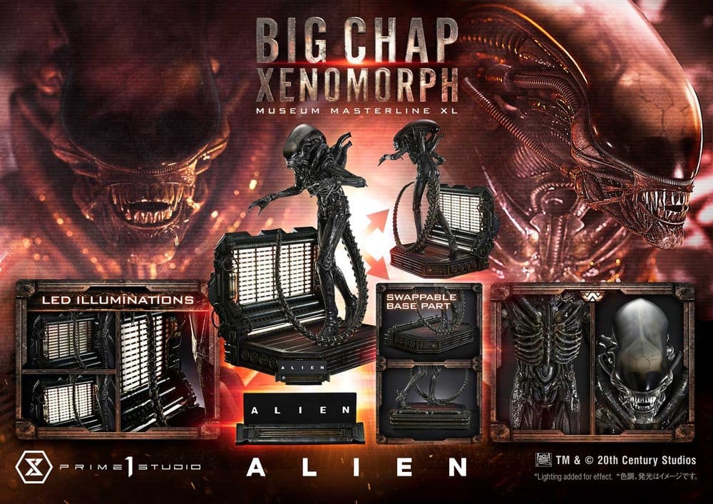 Alien Museum Masterline XL Statue 1/3 Big Chap Xenomorph Regular Ver. 100 cm - Preorder - ETA: 25.01.2028