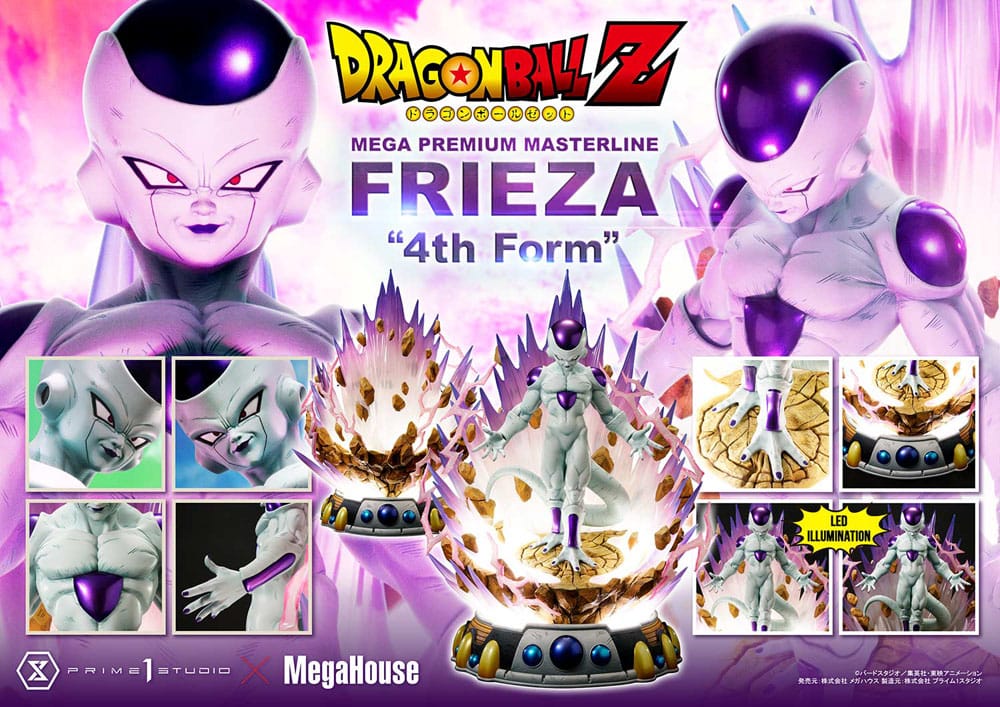 Dragon Ball Z Statue 1/4 Frieza 4th Form Bonus Version 61 cm - Versand: 5-7 Tage nach Bestellung