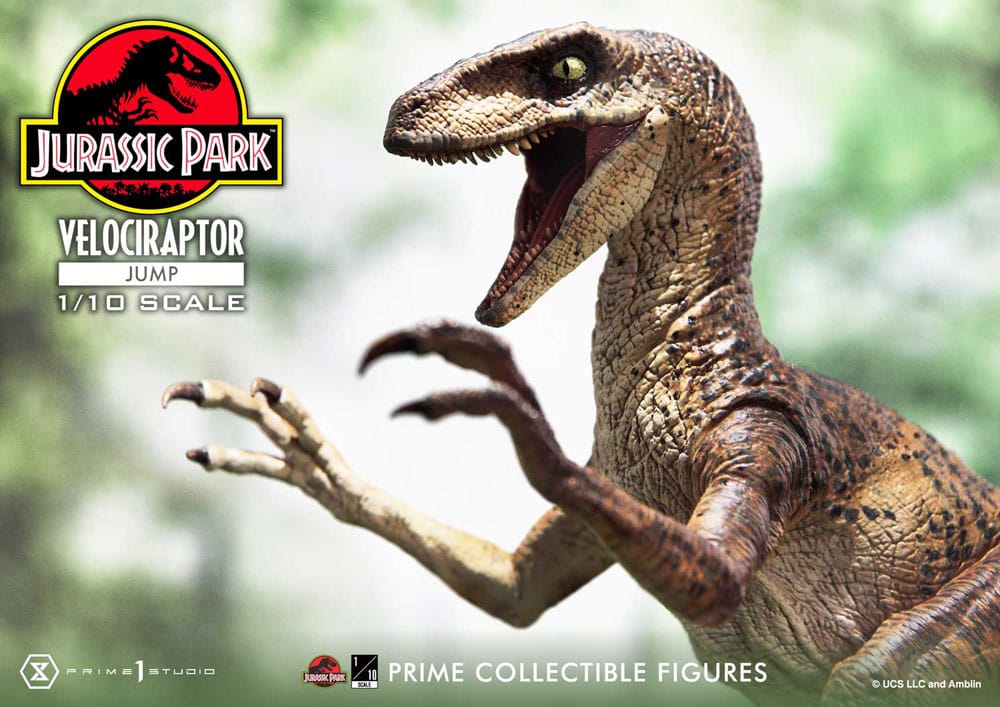 Jurassic Park Prime Collectibles Statue 1/10 Velociraptor Jump 21 cm - Preorder - ETA: 12.09.2025