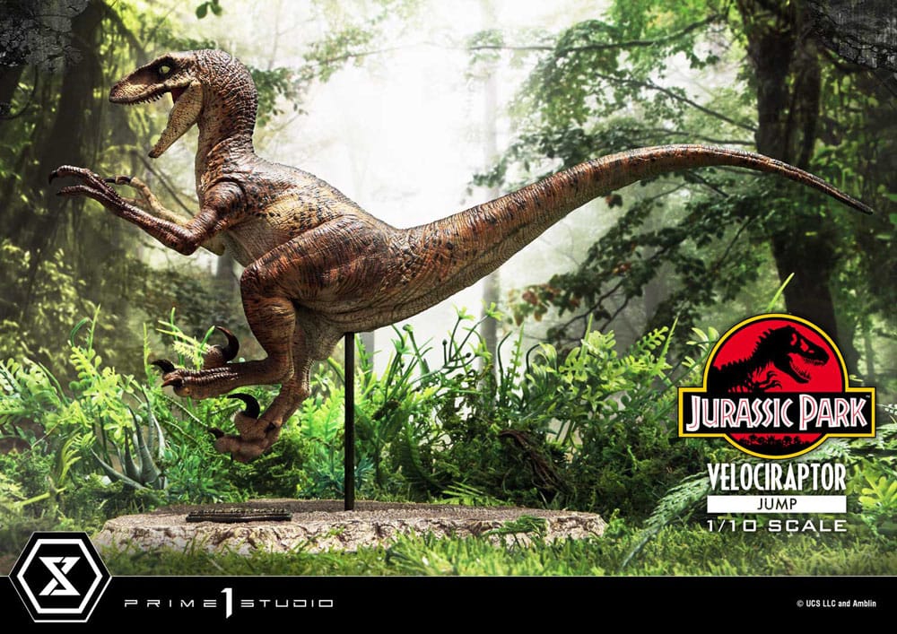 Jurassic Park Prime Collectibles Statue 1/10 Velociraptor Jump 21 cm - Preorder - ETA: 12.09.2025