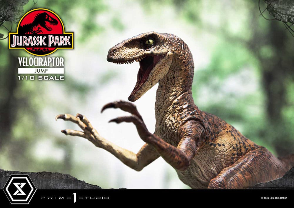 Jurassic Park Prime Collectibles Statue 1/10 Velociraptor Jump 21 cm - Preorder - ETA: 12.09.2025