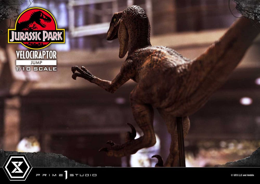 Jurassic Park Prime Collectibles Statue 1/10 Velociraptor Jump 21 cm - Preorder - ETA: 12.09.2025