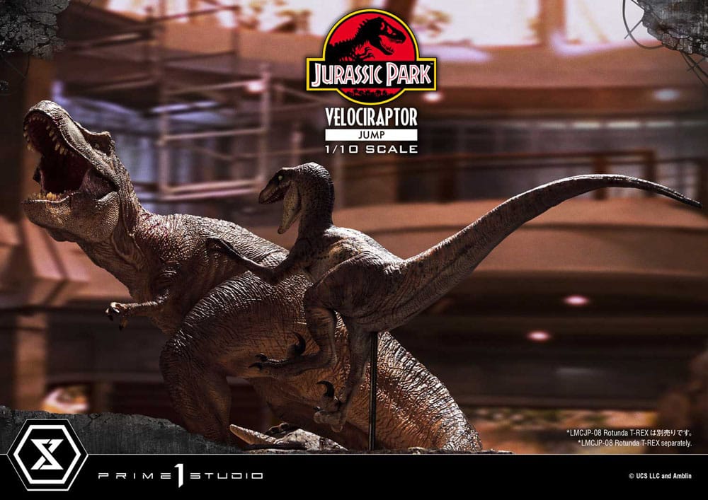 Jurassic Park Prime Collectibles Statue 1/10 Velociraptor Jump 21 cm - Preorder - ETA: 12.09.2025