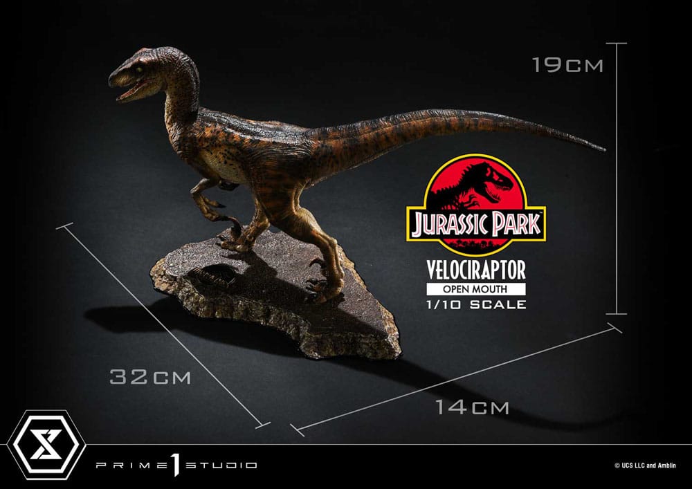 Jurassic Park Prime Collectibles Statue 1/10 Velociraptor Open Mouth 19 cm - Preorder - ETA: 11.11.2025