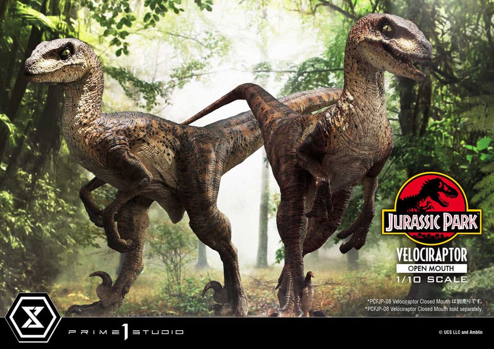 Jurassic Park Prime Collectibles Statue 1/10 Velociraptor Open Mouth 19 cm - Preorder - ETA: 11.11.2025