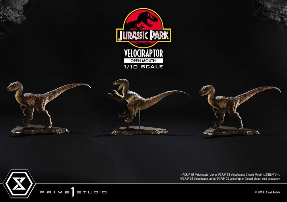 Jurassic Park Prime Collectibles Statue 1/10 Velociraptor Open Mouth 19 cm - Preorder - ETA: 11.11.2025