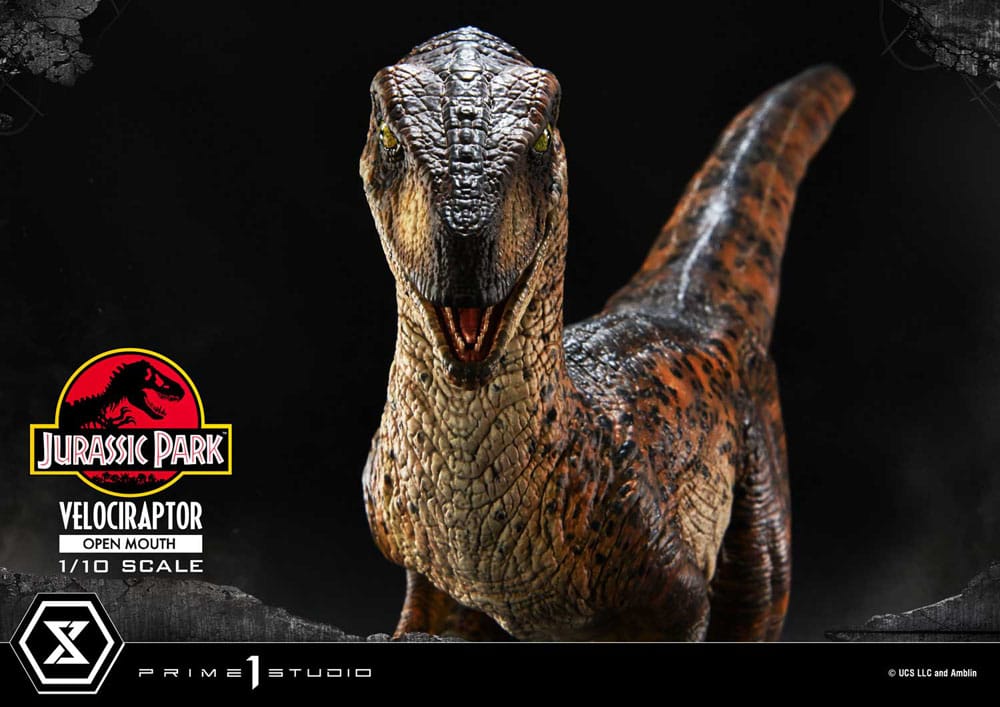 Jurassic Park Prime Collectibles Statue 1/10 Velociraptor Open Mouth 19 cm - Preorder - ETA: 11.11.2025