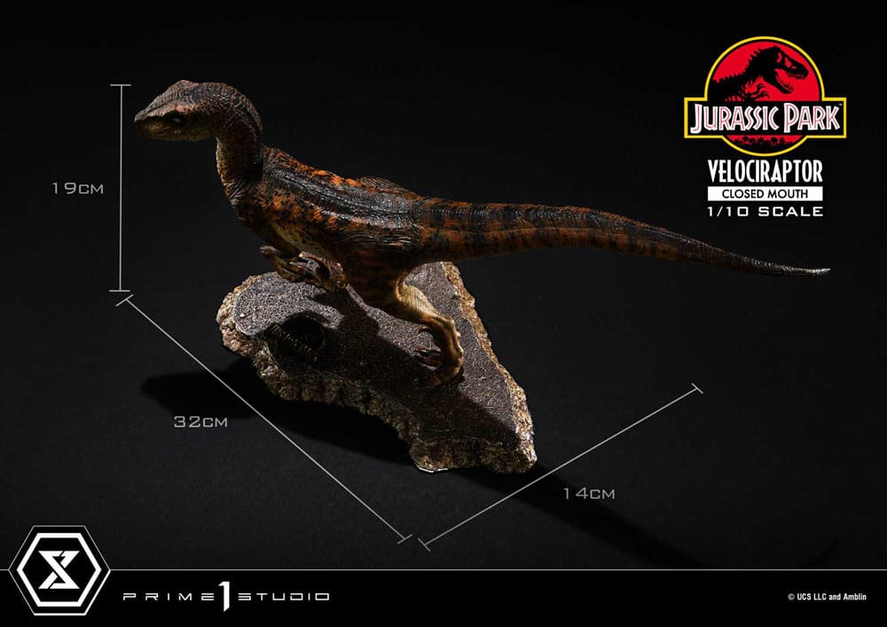 Jurassic Park Prime Collectibles Statue 1/10 Velociraptor Closed Mouth 19 cm - Preorder - ETA: 11.11.2025