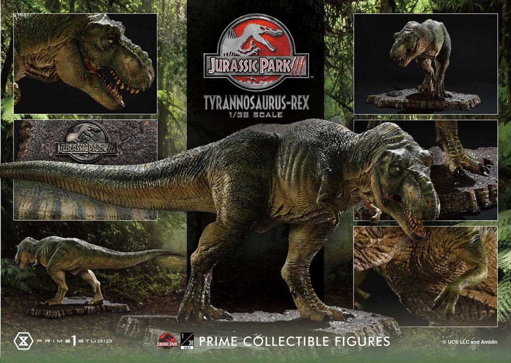 Jurassic Park III Prime Collectibles Statue 1/38 T-Rex 17 cm - Preorder - ETA: 20.01.2026