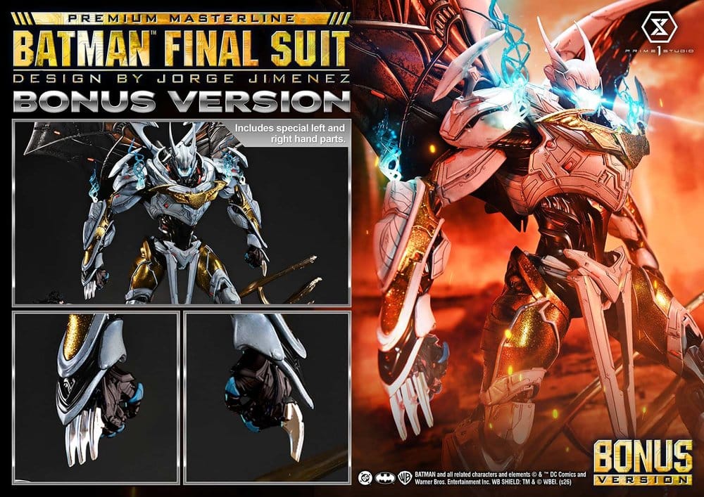 Justice League (Comics) Premium Masterline Statue Batman Final Suit (Design by Jorge Jimenez) Bonus Version 67 cm - Preorder - ETA: 23.06.2028