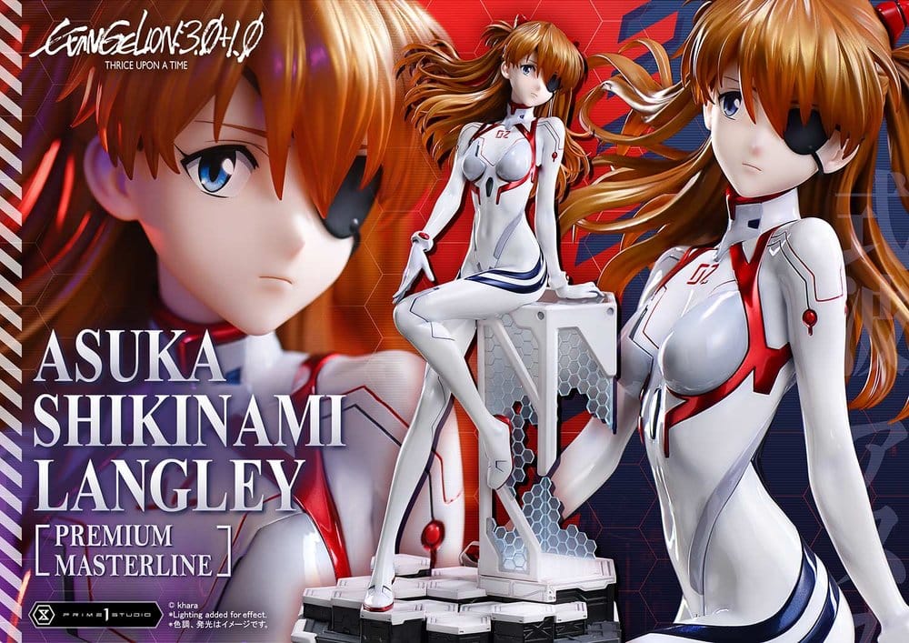Evangelion: 3.0 + 1.0 Thrice Upon A Time Premium Masterline Series Statue 1/4 Asuka Shikinami Langley Bonus Ver. 46 cm  - Preorder - ETA: 25.11.2027