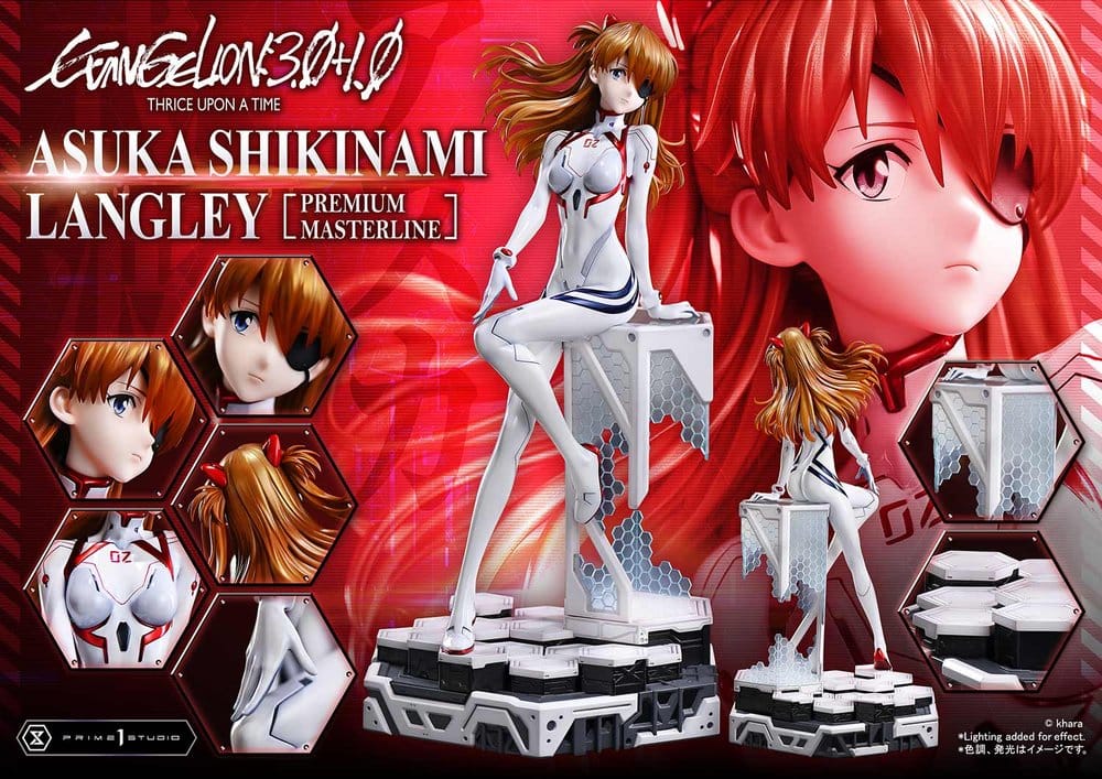 Evangelion: 3.0 + 1.0 Thrice Upon A Time Premium Masterline Series Statue 1/4 Asuka Shikinami Langley Bonus Ver. 46 cm  - Preorder - ETA: 25.11.2027