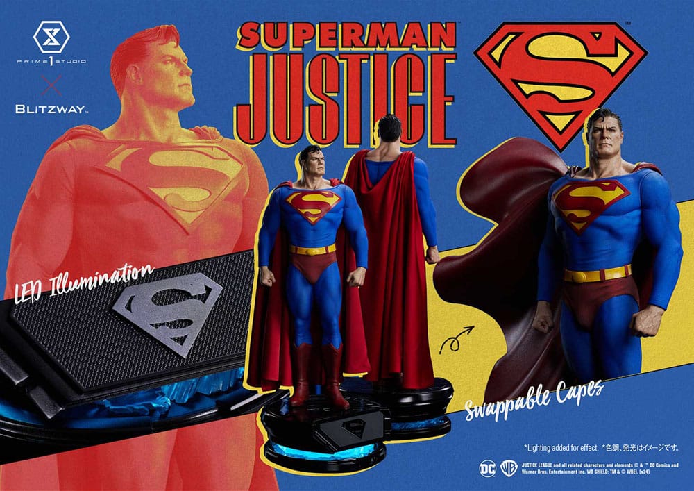 DC Comics Premium Masterline Series Statue 1/4 Superman Justice Comics 57 cm - Preorder - ETA: Ende 07.2026