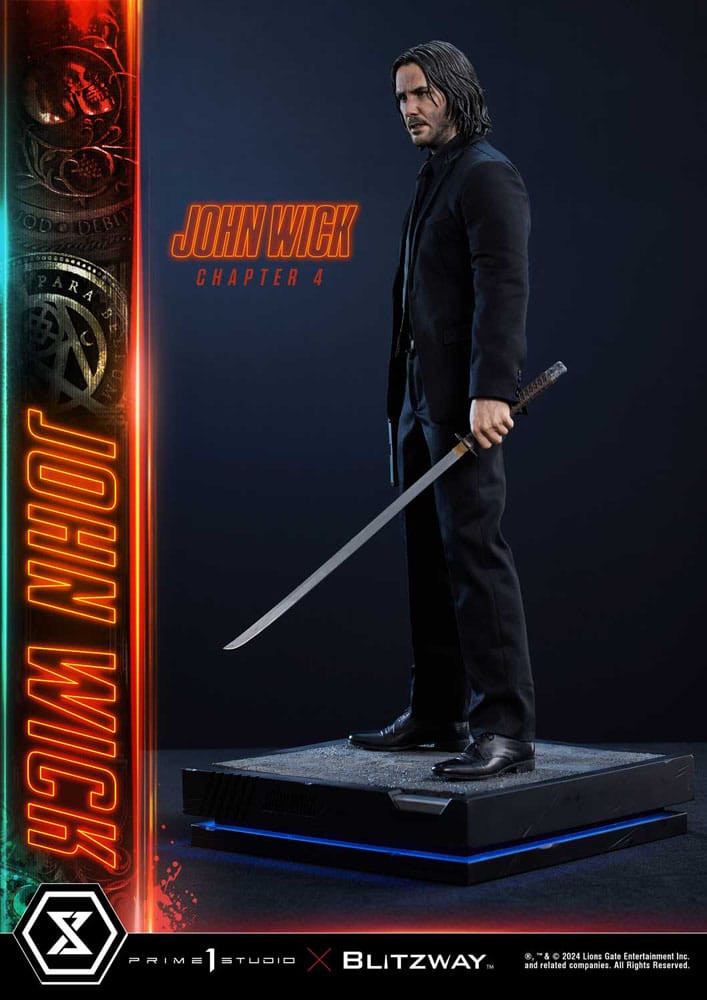 John Wick Chapter 4 Ultimate Premium Masterline Series Statue 1/4 John Wick Deluxe Version 54 cm - Preorder - ETA: 25.12.2025