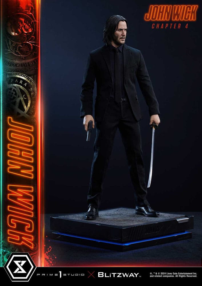 John Wick Chapter 4 Ultimate Premium Masterline Series Statue 1/4 John Wick Deluxe Version 54 cm - Preorder - ETA: 25.12.2025